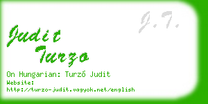 judit turzo business card