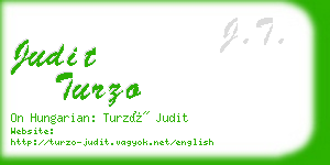 judit turzo business card